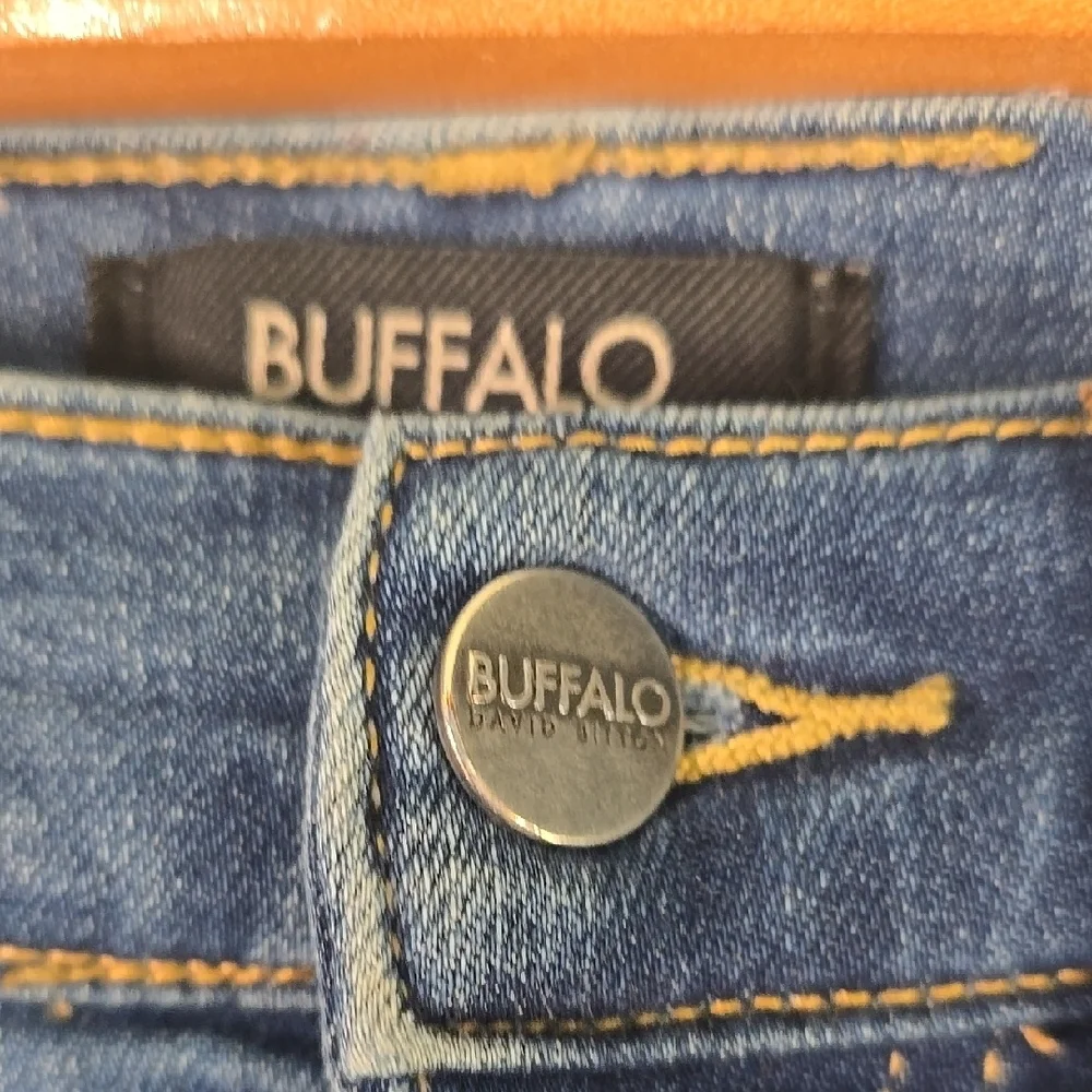 Buffalo David Bitton Jeans Womens Size 2 Blue Distressed Embellished Details - Picture 6 of 16